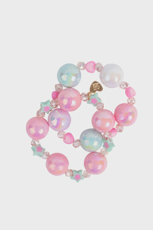 Stars Hearts Bobble Bracelets