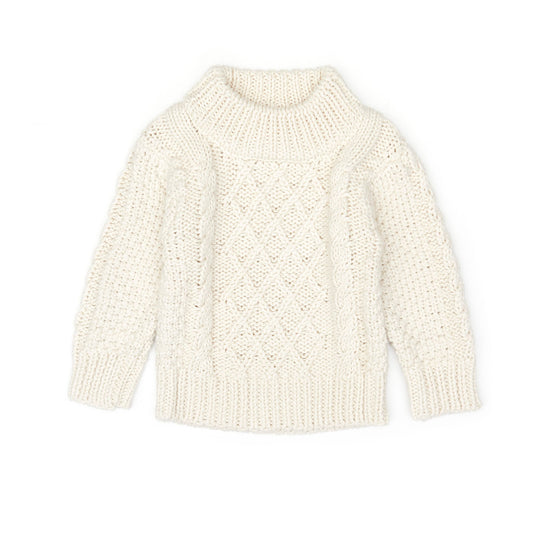 Cable Knit Sweater Ivory