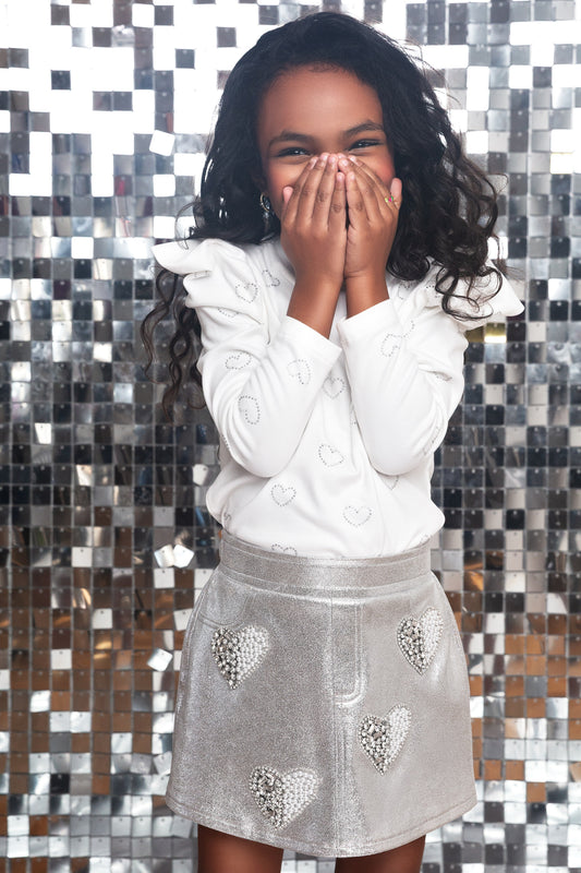 Toddler Heart Skort