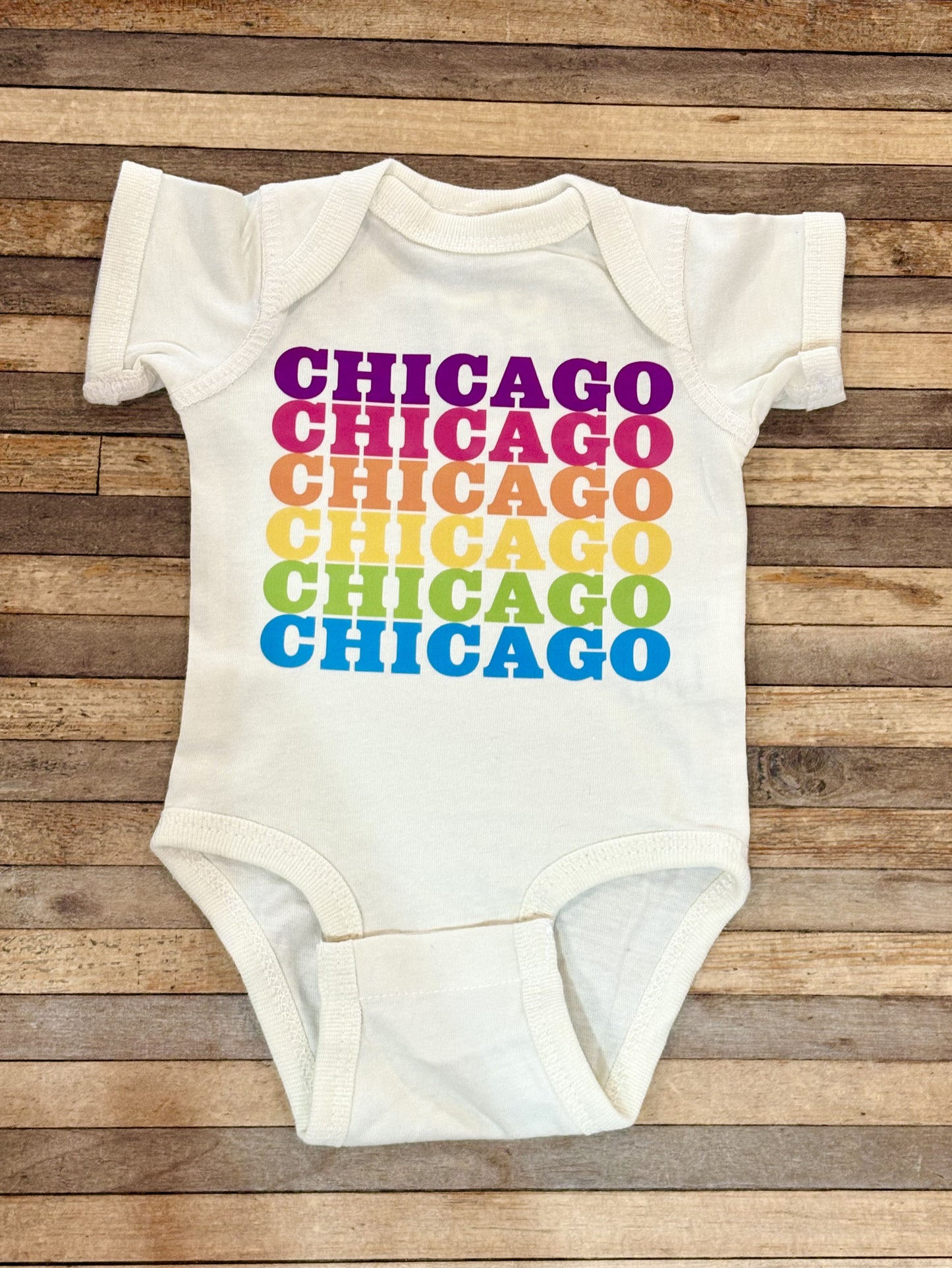Chicago Chicago SS Onesie- Brights