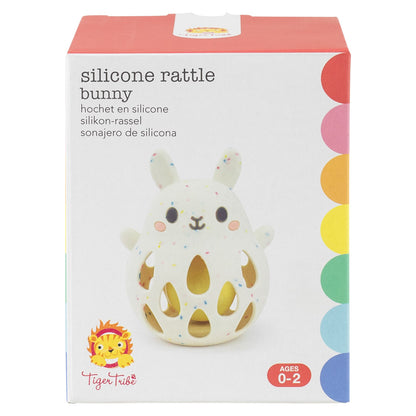 Silicone Rattle- Bunny