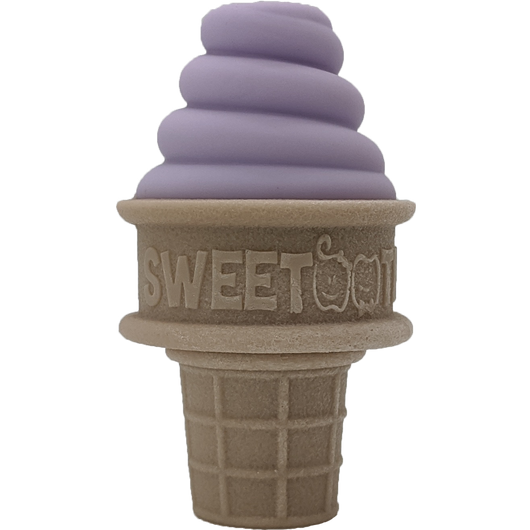 Ice Cream Cone Teether-Lilac : OS