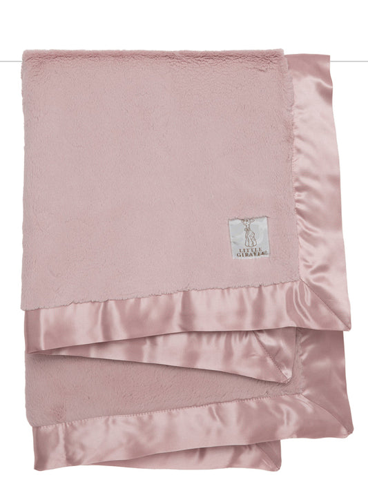 Little Giraffe Luxe Blanket-dusty pink : OS