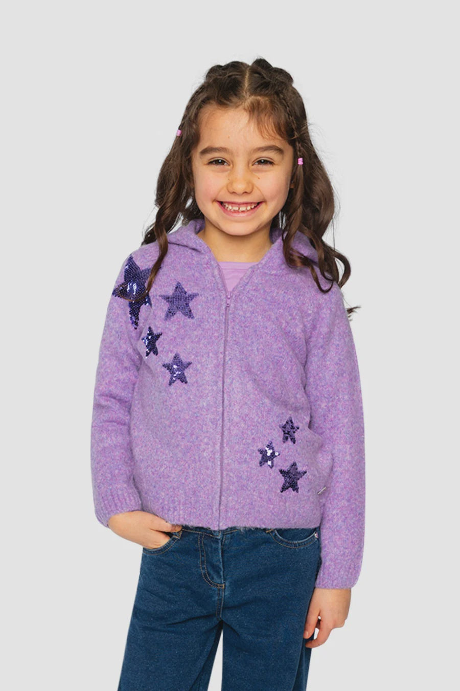 Sequin Star Cardigan