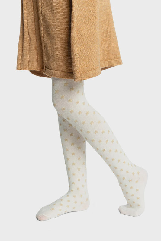 Gold Heart Tights