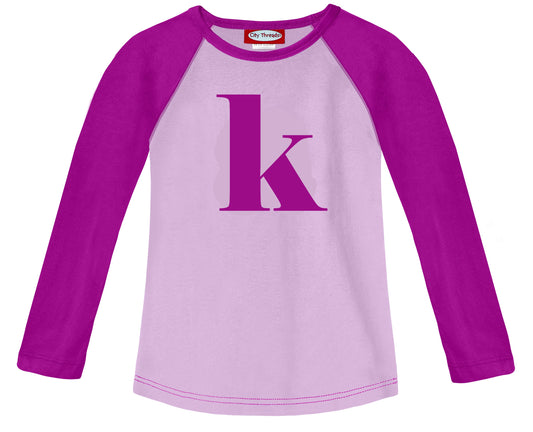 "K" Initial Tees