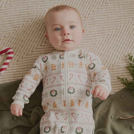 Holiday Treats Fair Isle Footie Sleeper