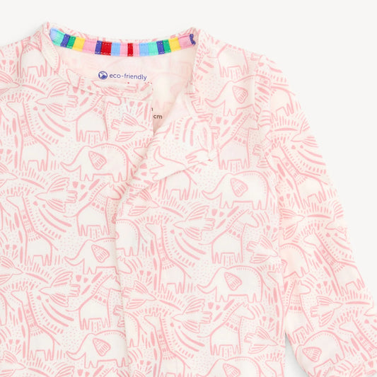 Pink Herds of a Feather Modal Footie