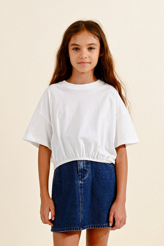 Girls Knitted Tee
