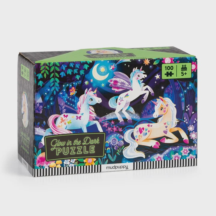 Unicorn Dreams 100pc Glow Puzzle