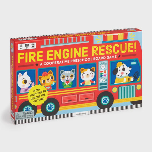 Fire Engine Rescue - Cooperative Board Game