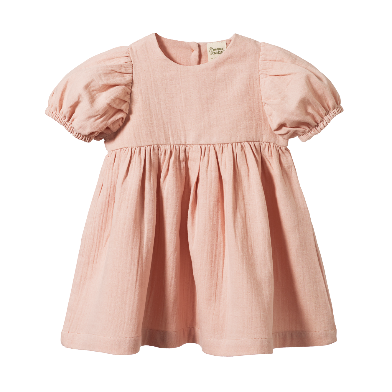 Albertine Rose Dust Crinkle Baby Dress