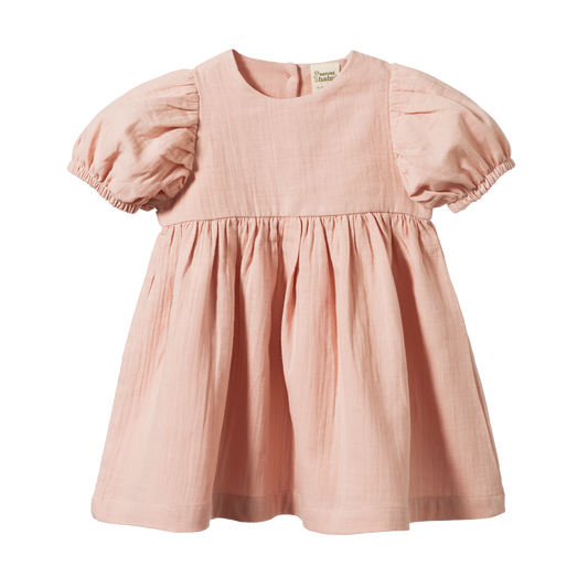 Albertine Rose Dust Crinkle Baby Dress