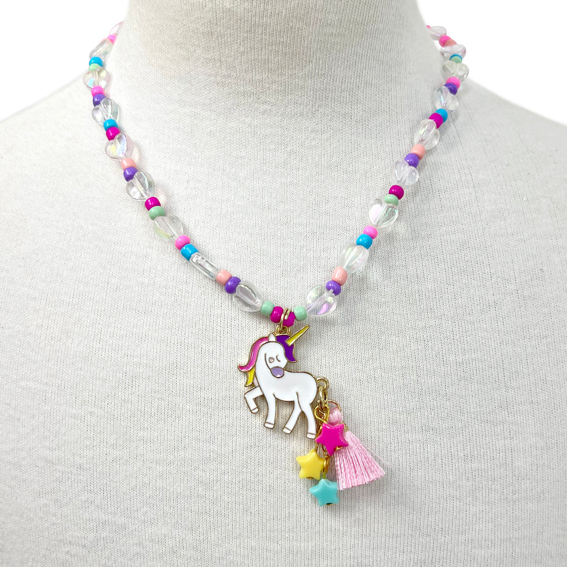 Unicorn Necklace & Bracelet Set