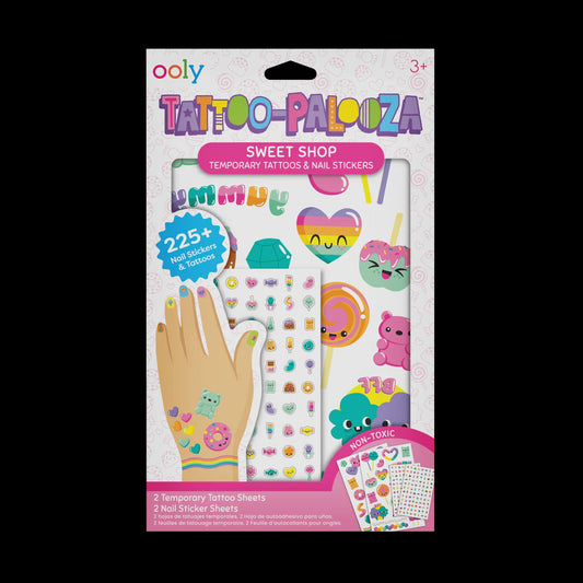 Tattoo Palooza: Tattoo and Nail Stickers Sweet Shop