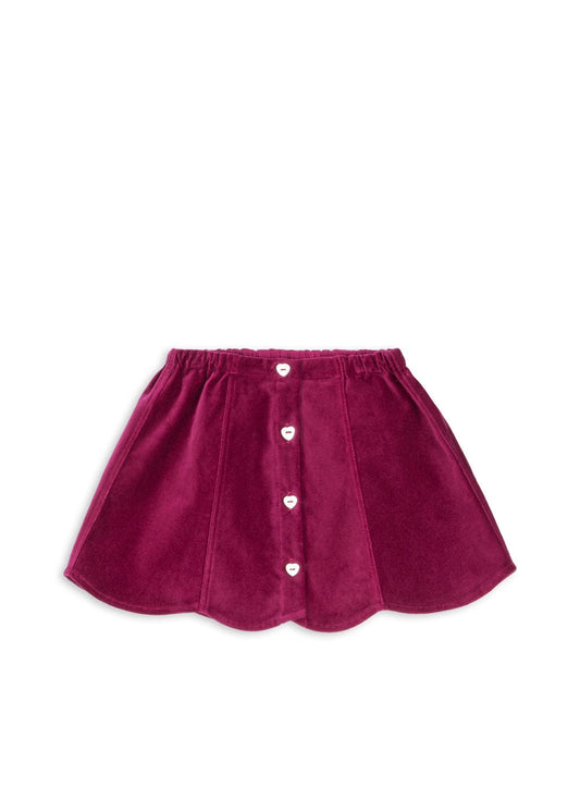Barbara Heart Button Up Kid Skirt