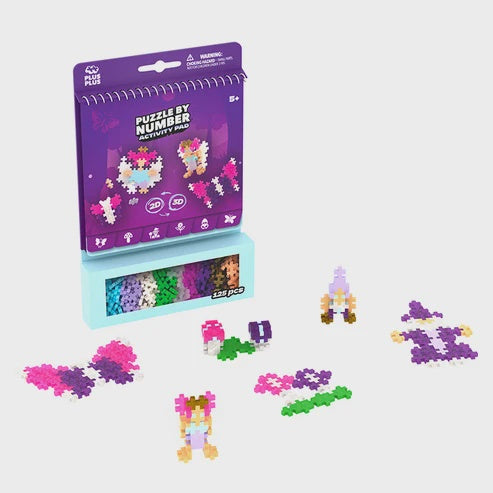 Puzzle by Number Activity Pad Ench Forest