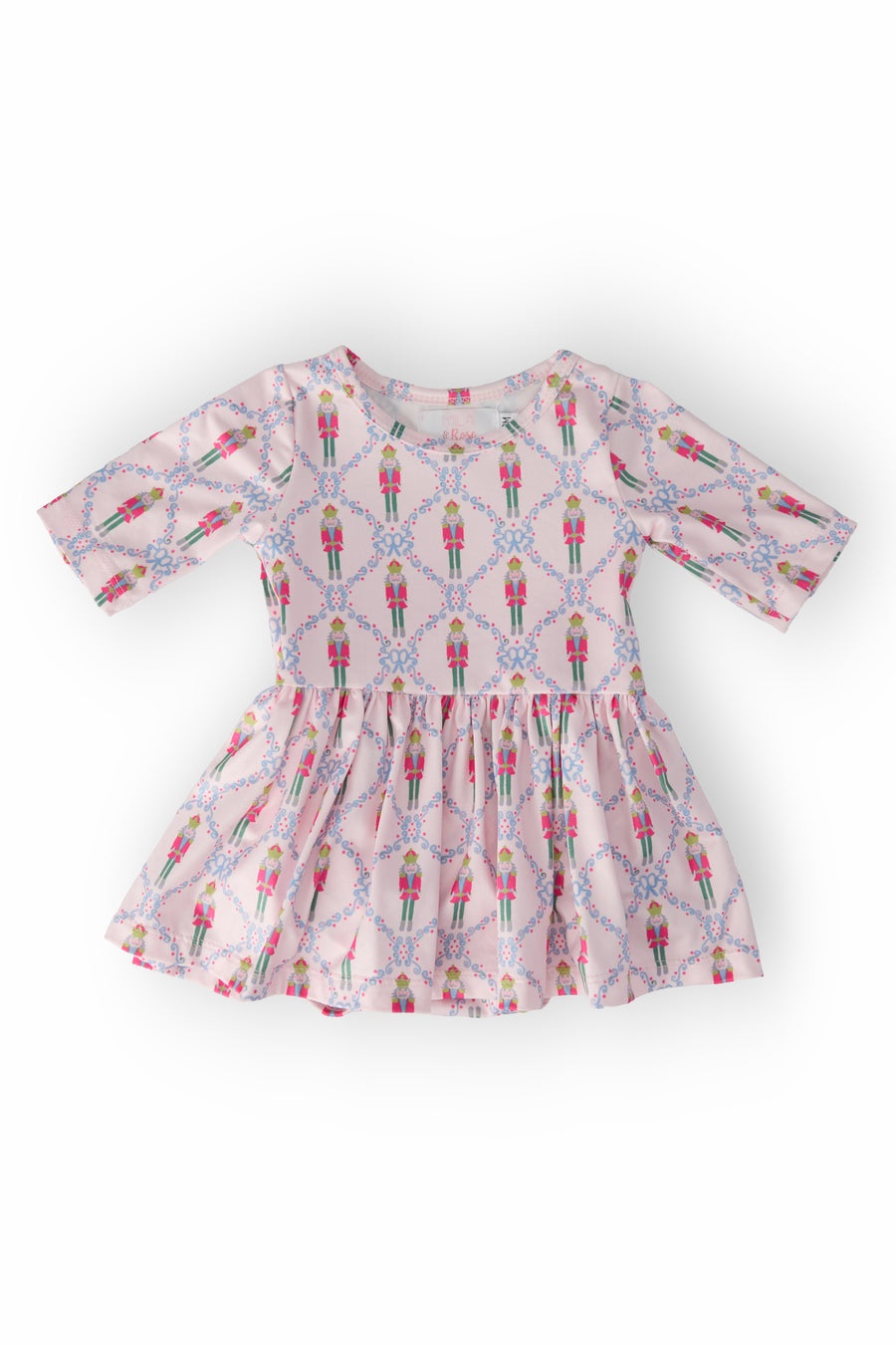 Nutcracker 3/4 Sleeve Pocket Twirl Bodysuit