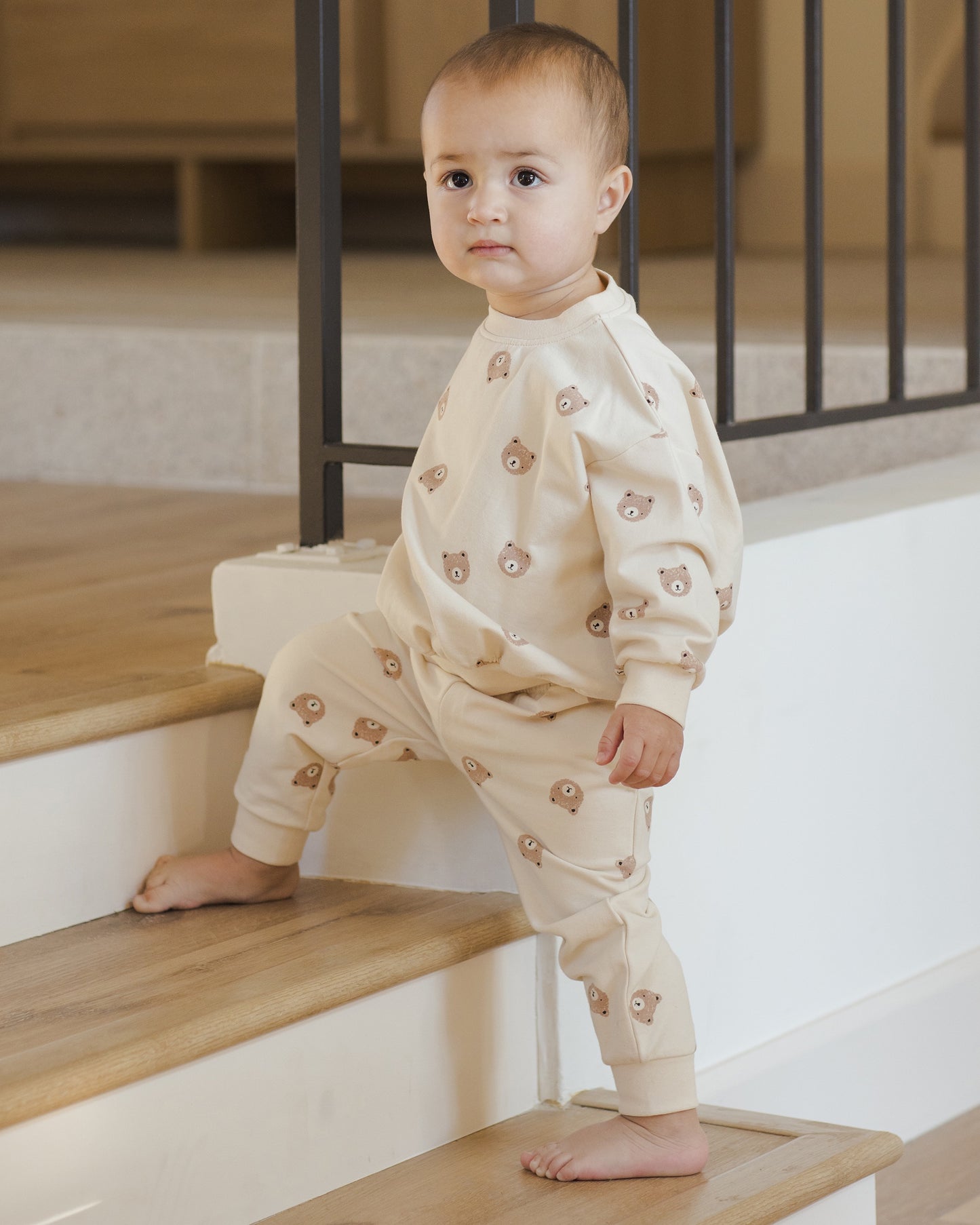 Brown Bear Relaxed Sweat Set