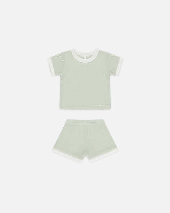 Waffle Shortie Set