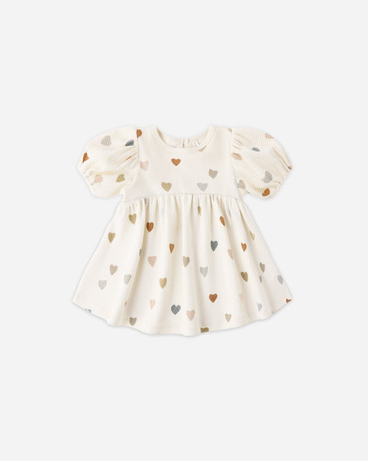 Confetti Hearts Print Darla Toddler Dress