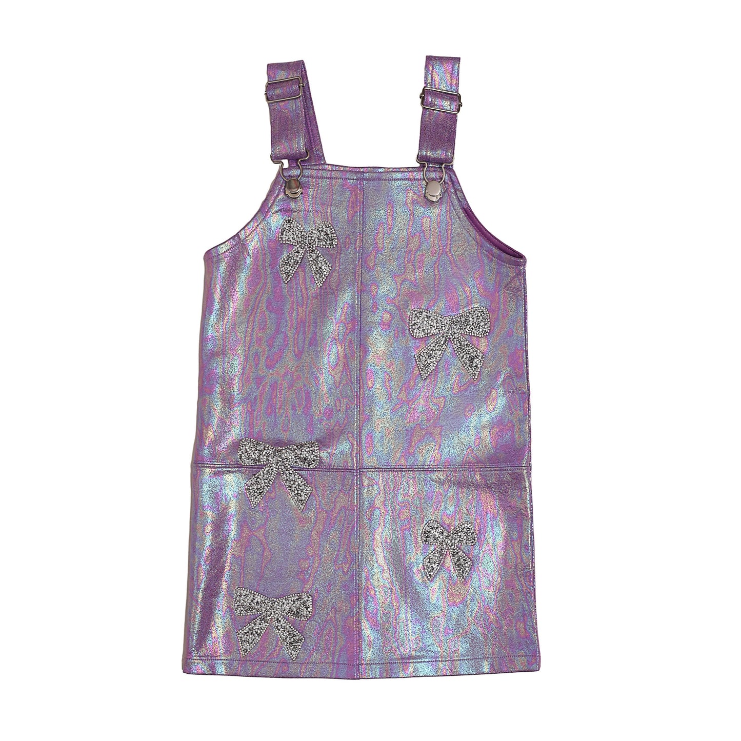 Jewel Bow Overall Dress