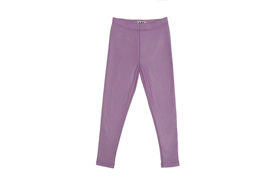 Lavender Studded Kid Legging