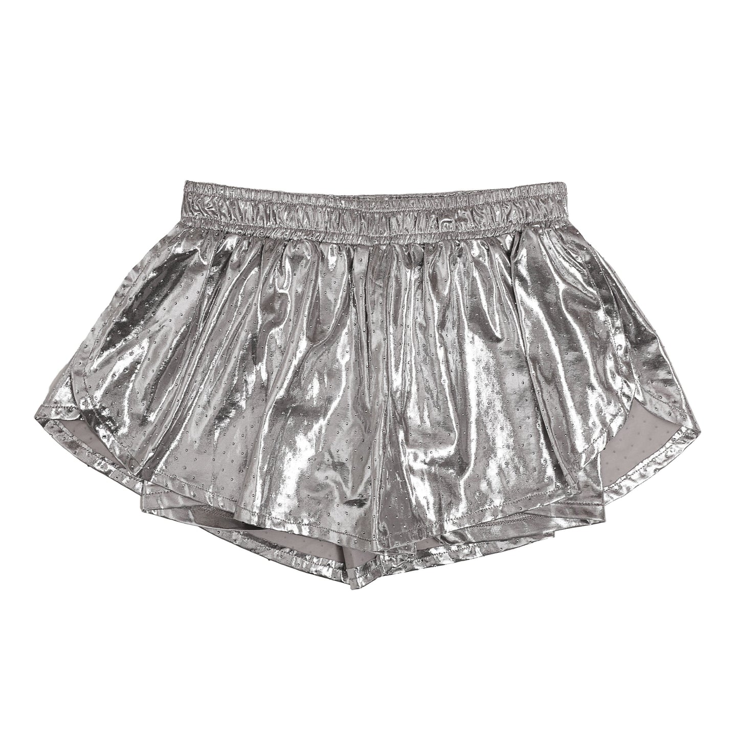 Metallic Butterfly Athletic Double Shorts