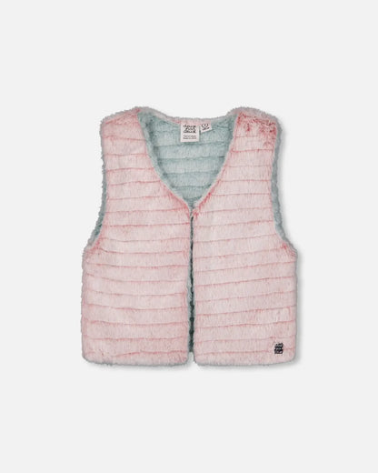 Reversible Faux Fur Vest / G30