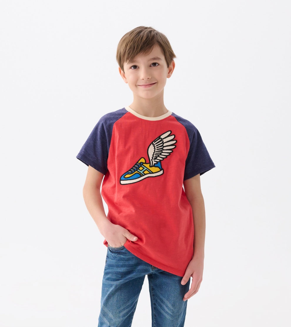 Fast Wings Raglan Tee