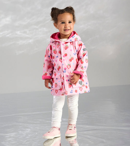 Summer Berries Snap Toddler Rain Coat