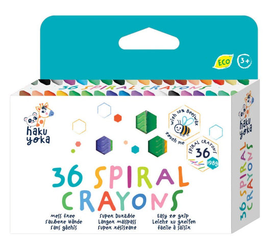 Spiral Crayons | 36 Colors