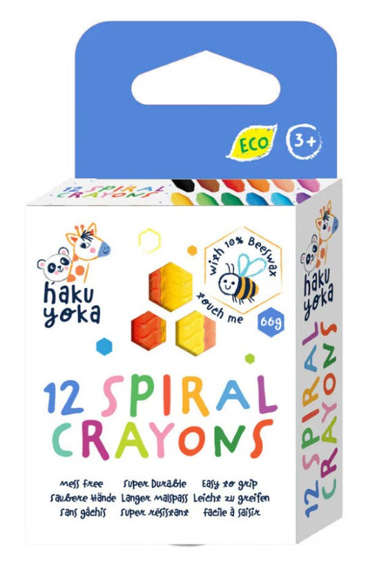 Spiral Crayons | 12 Colors