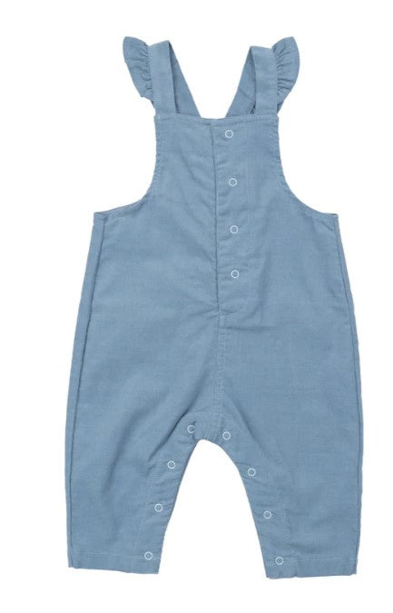 Glacier Lake Cord Ruffle Overall