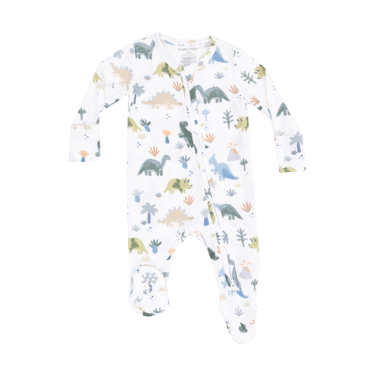 Soft Dinos 2 Way Zipper Footie