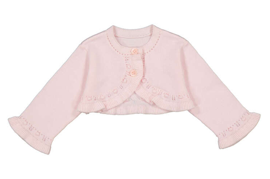 Baby Rose Knit Crop Cardigan
