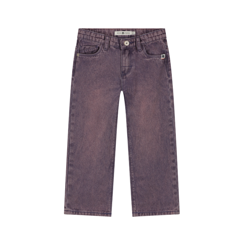 Purple Washed Toddler Denim Pants