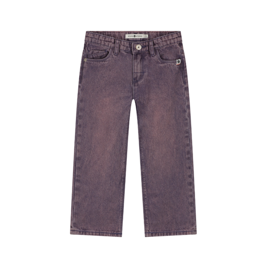 Purple Washed Toddler Denim Pants
