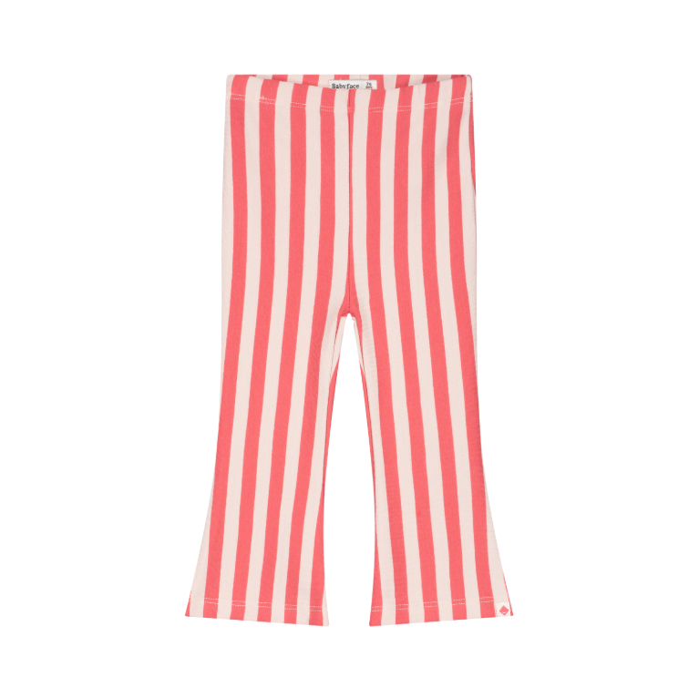 Vertical Striped Flared Pants