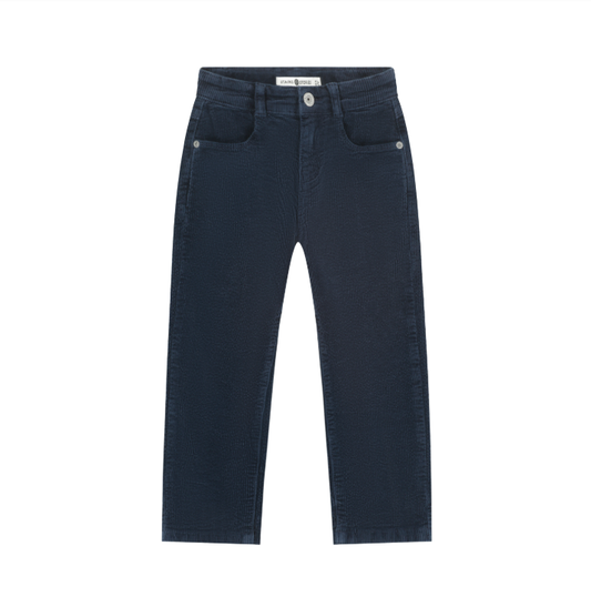 Dark Denim Wide-Fit Kid Pants