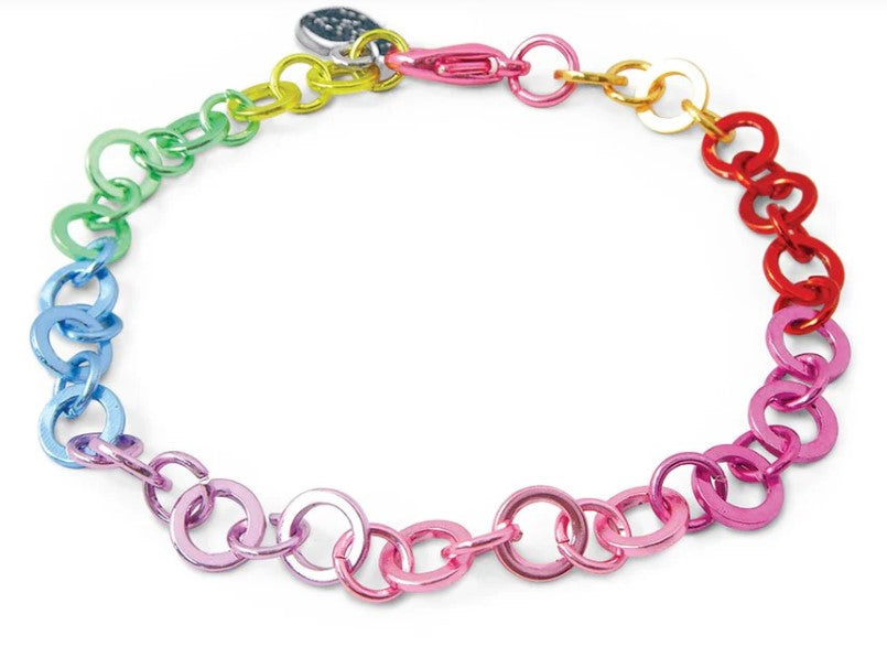 Charm it! Rainbow Chain Bracelet