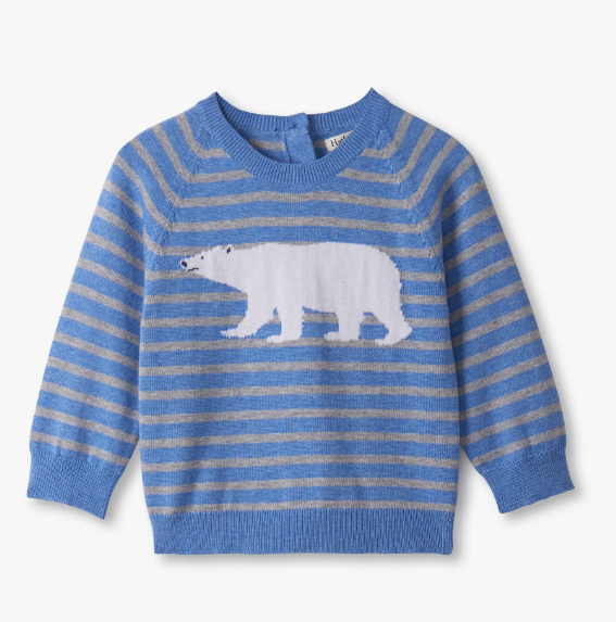Bear Pull On Sweater Set