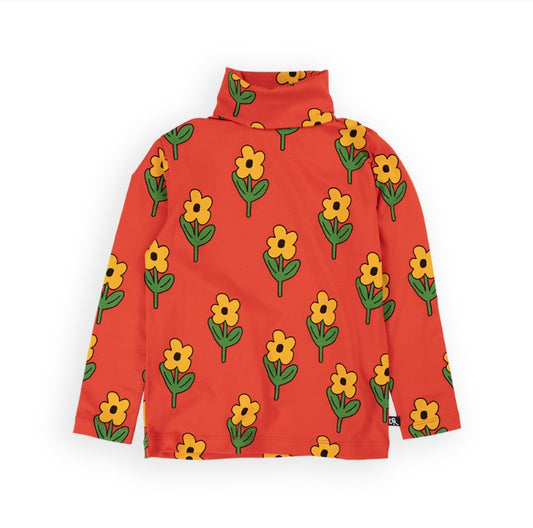 LS Turtleneck w/ Flowers