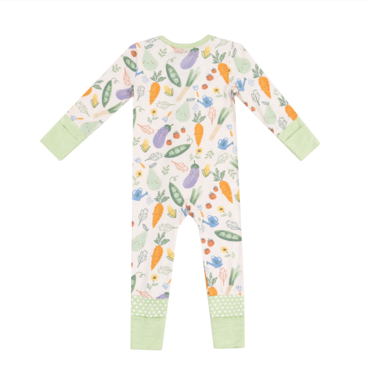 Veggie Patch 2 Way Zipper Romper