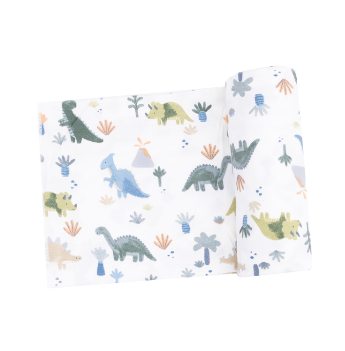 Soft Dinos Swaddle Blanket