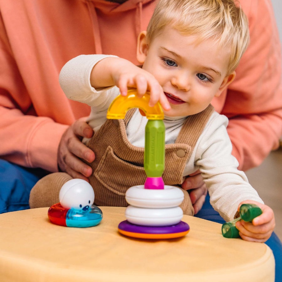 SmartMax My First Stacking Rings 10-Piece Magnetic Early STEM Discovery Set