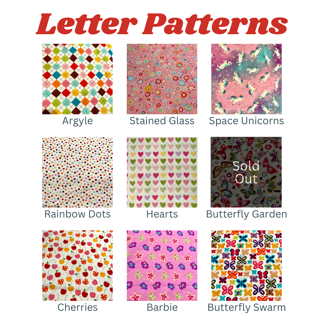 Alphabetable Pillows