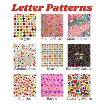 Alphabetable Pillows