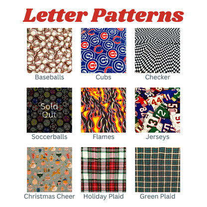 Alphabetable Pillows