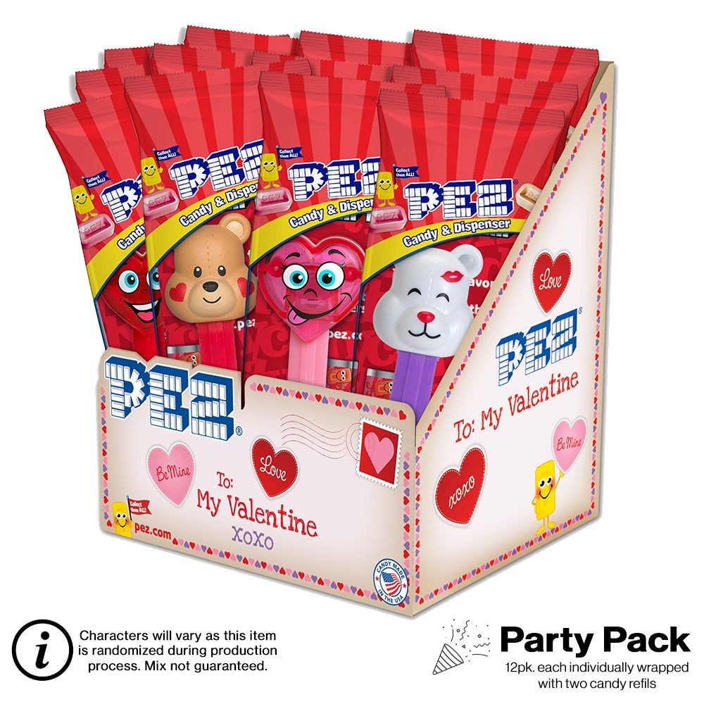 Pez Valentine's Assortment Poly Bag